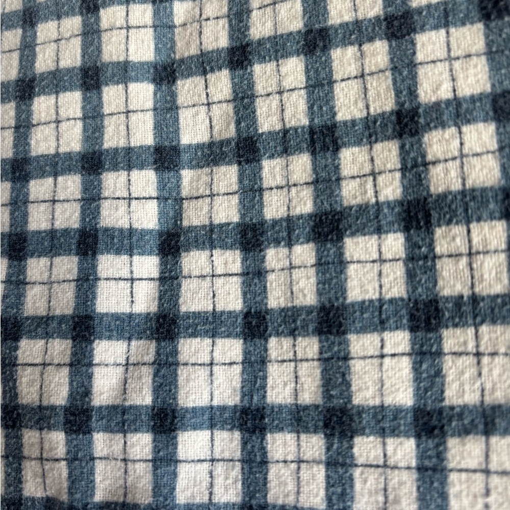 Pillowfort Gingham Flannel Twin Sheet Set - Picture 5 of 6